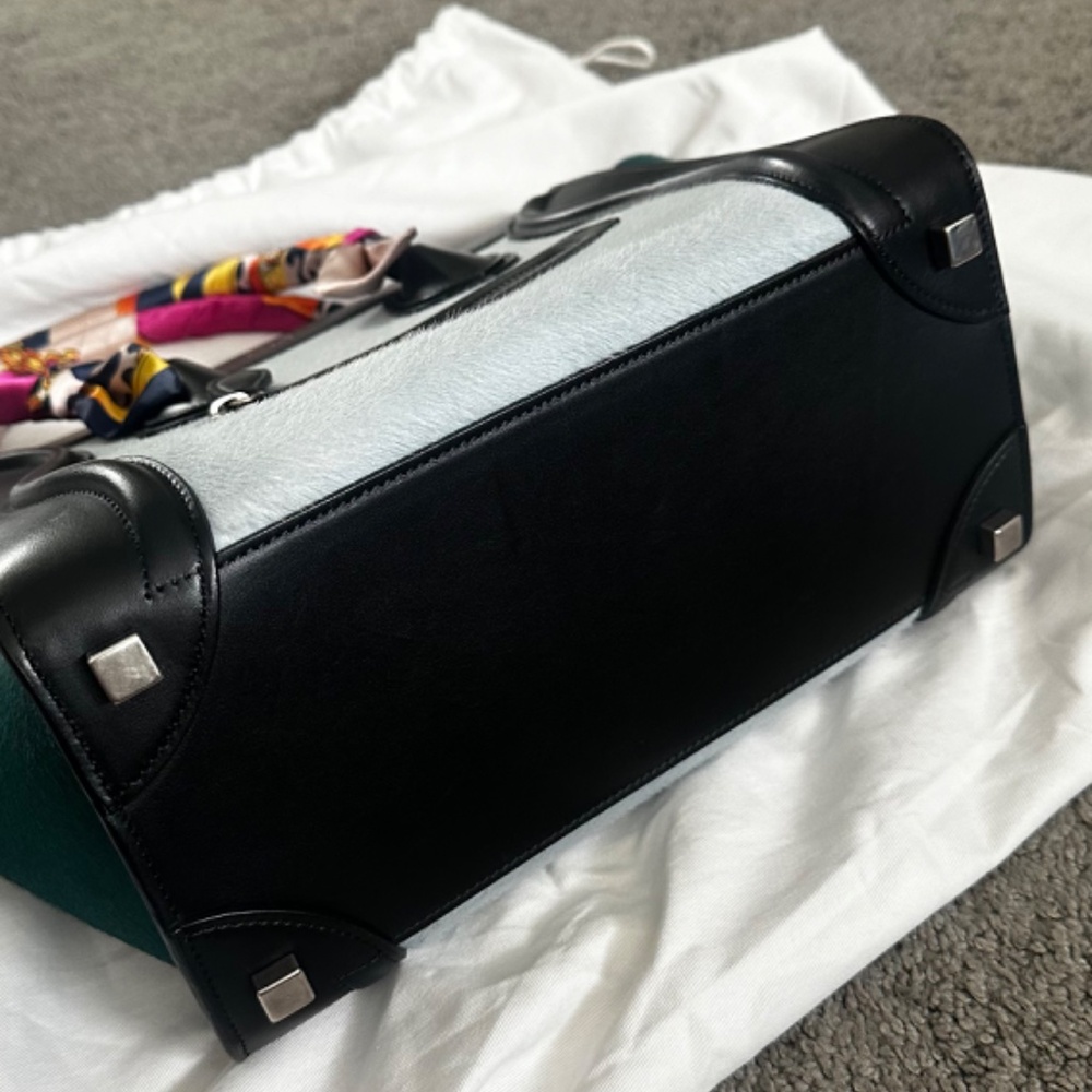 Celine Tri-Color Pony Hair & Leather View 3